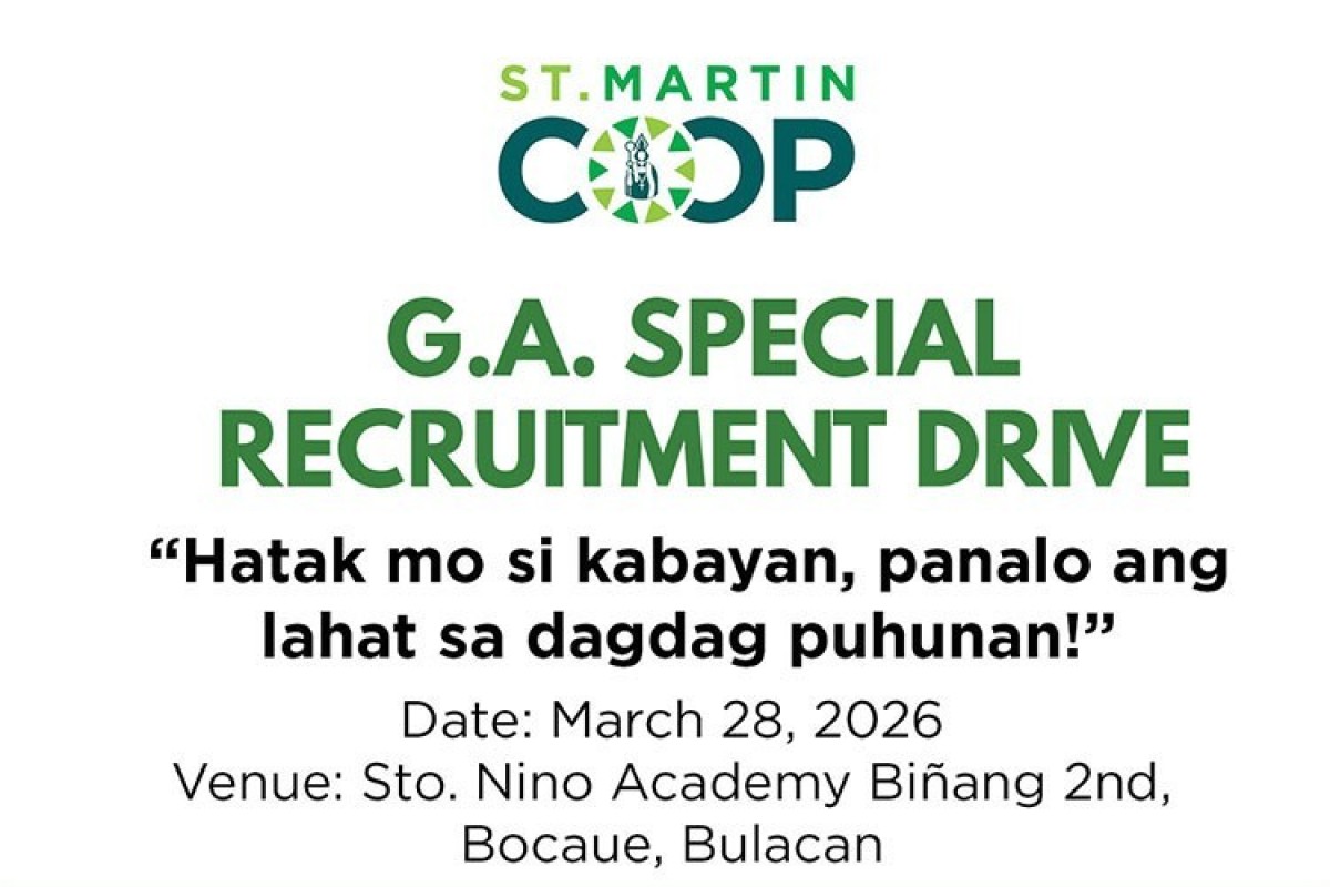 G.A. SPECIAL RECRUITMENT DRIVE